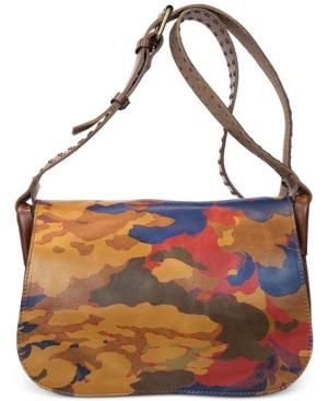 Patricia Nash Rosa Square Flap Saddle Bag