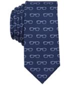 Bar Iii Men's Glasses Conversational Skinny Tie, Only At Macy's