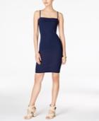Minkpink Cotton Over The Horizon Ribbed Body-con Dress