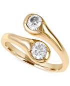 Effy D'oro Diamond Bypass Ring (5/8 Ct. T.w.) In 14k Gold