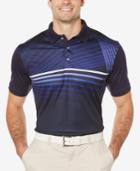 Pga Tour Men's Geometric Line Performance Polo