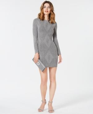 Emerald Sundae Juniors' X-back Glitter Knit Dress