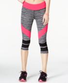 Material Girl Active Juniors' Game On Graphic Cropped Leggings, Only At Macy's