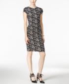 Bar Iii Chevron-print Sheath Dress, Only At Macy's