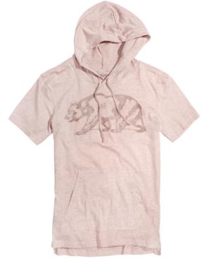 Ring Of Fire Men's Cali Bear-print Hooded T-shirt, Only At Macy's