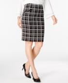 Alfani Petite Printed Pencil Skirt, Created For Macy's