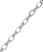 Rembrandt Charms Rhodium-tone Over Sterling Silver Charms Bracelet
