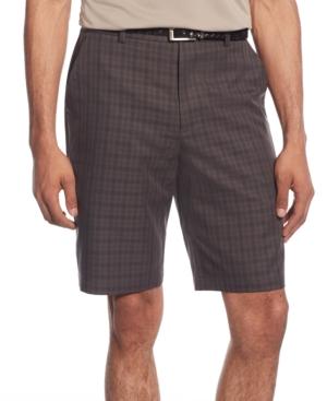 Greg Norman For Tasso Elba Elliot Plaid Short