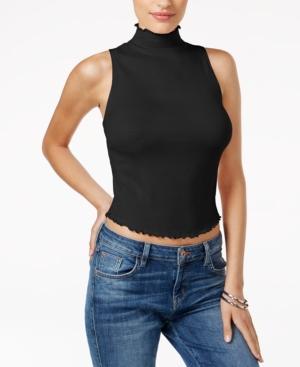Guess Adair Mock-neck Ruffled Top