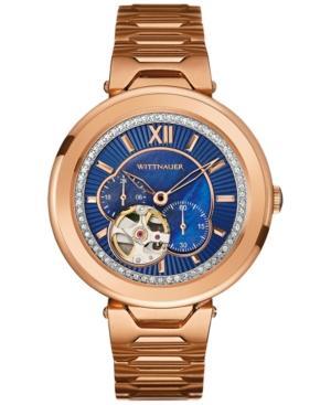 Wittnauer Women's Automatic Taylor Rose Gold-tone Stainless Steel Bracelet Watch 38mm Wn4024