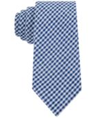 Tommy Hilfiger Men's Woven Micro-gingham Skinny Tie