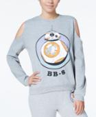 Star Wars Juniors' Bb-8 Graphic Cold-shoulder Sweatshirt