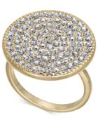 I.n.c. Gold-tone Crystal Circle Ring, Created For Macy's