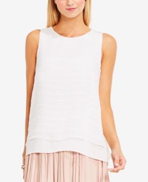 Vince Camuto Embroidered Flyaway Top
