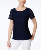 Charter Club Lace Top, Created For Macy's