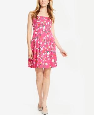American Living Floral-print Jacquard Dress