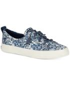 Sperry Women's Crest Vibe Libery Floral-print Memory-foam Fashion Sneakers Women's Shoes