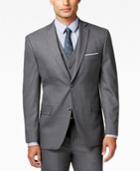 Alfani Red Traveler Men's Grey Solid Slim-fit Suit Jacket, Only At Macy's