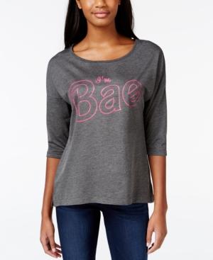 Ntd Juniors' I'm Bae Graphic Pullover Top