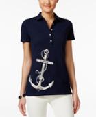 Tommy Hilfiger Anchor Printed Polo Top