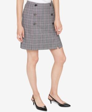 Tommy Hilfiger Plaid A-line Sailor Skirt