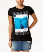 Bioworld Juniors' Shark Week Selfie Graphic T-shirt