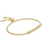 Giani Bernini Cubic Zirconia Adjustable Slide Bracelet In 18k Gold Over Sterling Silver Or Sterling Silver, Only At Macy's
