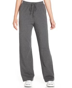 Karen Scott Sport Straight-leg Pull-on Drawstring Pants
