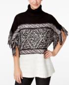 G.h. Bass & Co. Striped Fringe-cuff Sweater