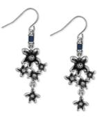 The Sak Silver-tone Flower Cluster Drop Earring