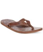 Roxy Maya Leather Flip Flops Women's Shoes