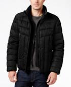 Perry Ellis Men's Big And Tall Quilted Puffer Coat