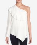 Catherine Malandrino Thelda Silk One-shoulder Top