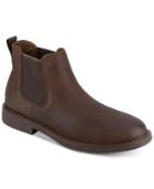Dockers Men's Stanwell Leather Slip-on Chelsea Boots Men's Shoes