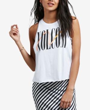Volcom Juniors' Cotton Logo Muscle T-shirt