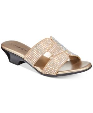 Karen Scott Esmayy Slide-on Sandals, Created For Macy's Women's Shoes
