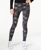 Planet Gold Juniors' Super-soft Halloween-print Leggings