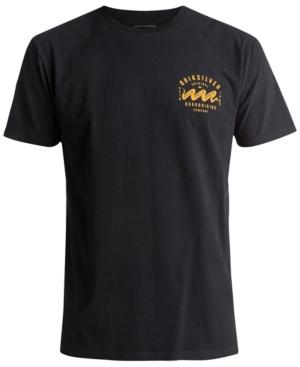 Quiksilver Men's Black Snake Graphic-print T-shirt
