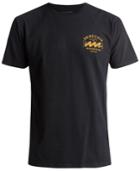 Quiksilver Men's Black Snake Graphic-print T-shirt