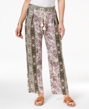 Be Bop Juniors' Printed Pull-on Pants