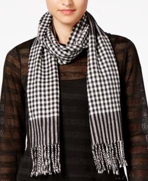 Cejon Gingham Acrylic Scarf