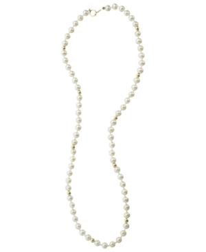 Children's 14k Gold Necklace, Simulated Pearl