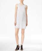 Kensie Embroidered Grid-print Shift Dress