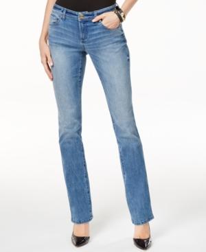 Inc International Concepts Petite Bootcut Monday Wash Jeans, Only At Macy's