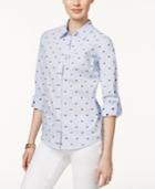 Charter Club Sail-print Shirt, Only At Macy's