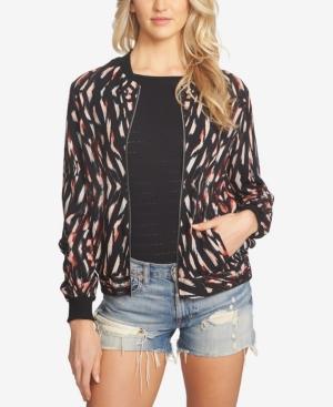 1.state Printed Bomber Jacket