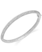 B. Brilliant Cubic Zirconia Bangle In Sterling Silver (3-1/5 Ct. T.w.)