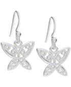 Giani Bernini Filigree Butterfly Drop Earrings In Sterling Silver, Only At Macy's