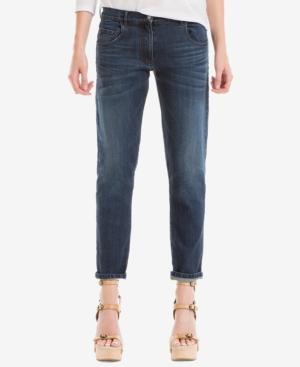 Max Studio London Indigo Wash Boyfriend Jeans