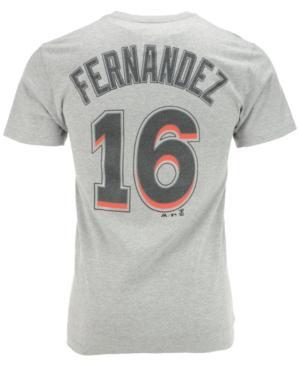 Majestic Men's Short-sleeve Jose Fernandez Miami Marlins Player T-shirt